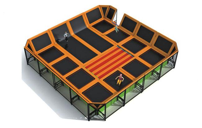 Grandi trampolini di progettazione attraente per i bambini dell'interno e RKQ-5123B all'aperto