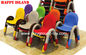 La mobilia dell'aula di prima infanzia scherza la materia plastica di plastica della struttura pp del tubo della sedia fornitore 