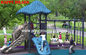 a buon mercato  L'oscillazione all'aperto dei bambini di LLDPE mette gli insiemi di legno dell'oscillazione dei bambini per il parco di divertimenti RKQ-5156A
